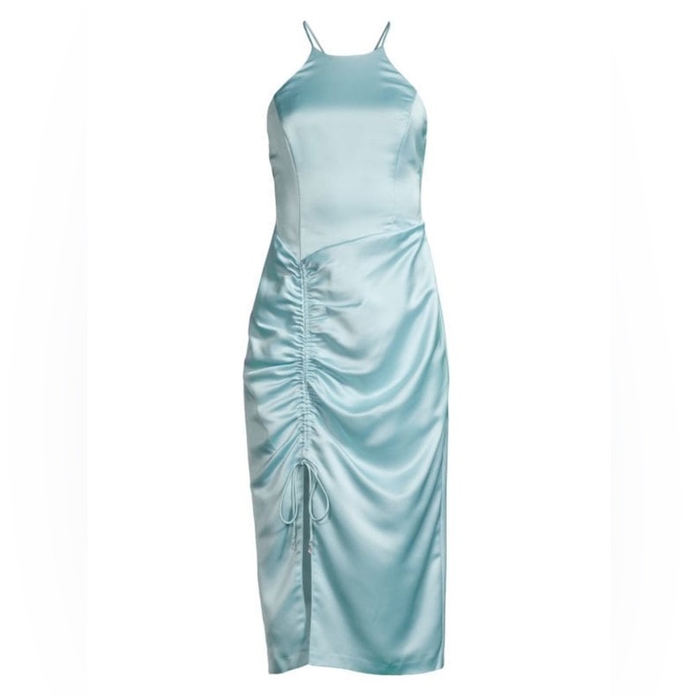 Parker Ruched Satin Dress